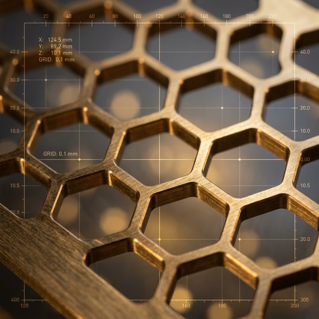 Hexagonal Hole Perforated Sheet