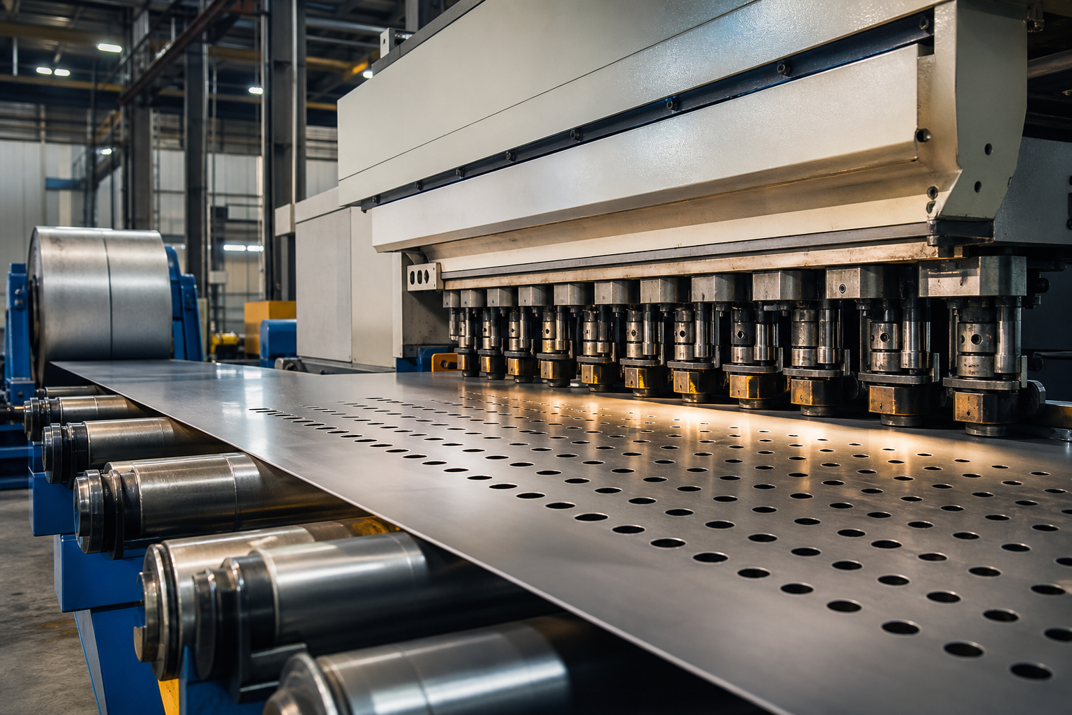 Metal Sheet Perforating Machine